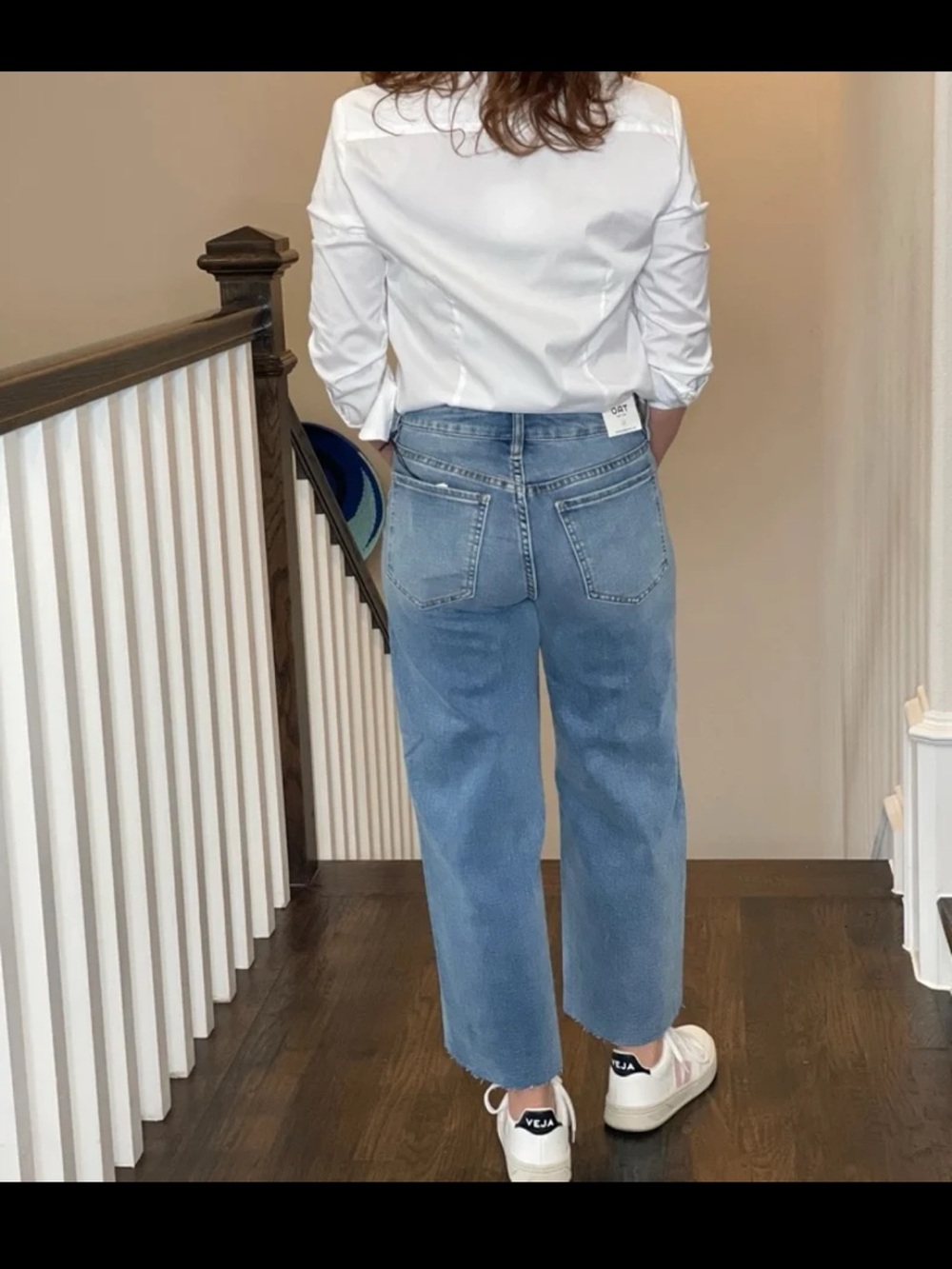 OAT NEW YORK WIDE LEG CROP JEAN size 12/31 - Picture 3 of 12